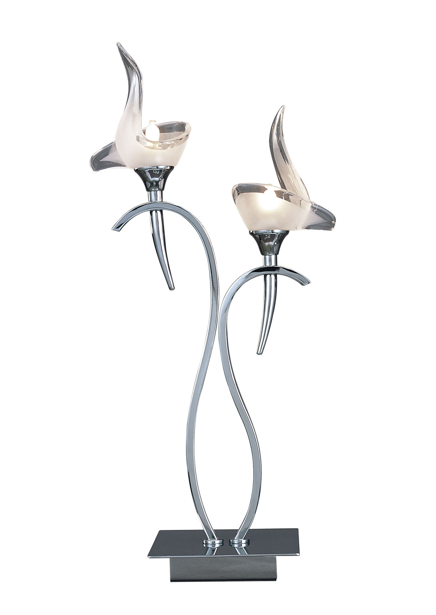 Viena Polished Chrome Table Lamps Mantra Desk & Task Lamps Viena Polished Chrome Table Lamps Mantra Desk & Task Lamps